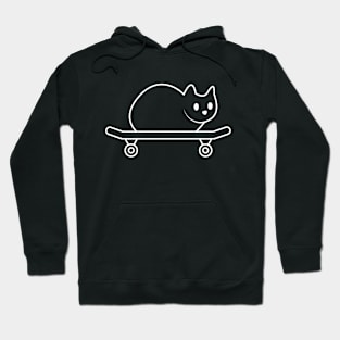 skater cat Hoodie